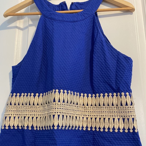 Royal blue, size 10, Lilly Pulitzer dress - Picture 2 of 5